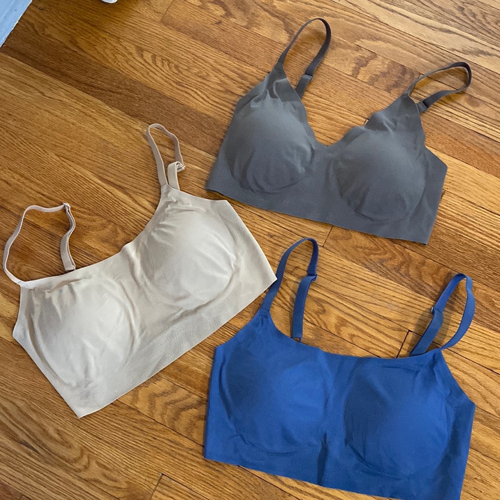 Set of 3!! True & Co bras size M